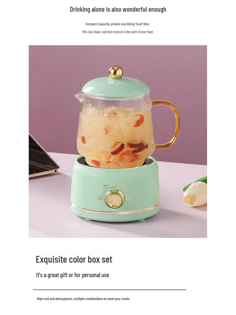 Large Capacity Electric Glass Kettle for Herbal Tea & Hot Milk