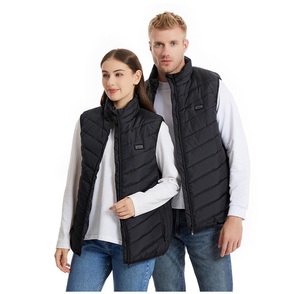 Men's And Women's Fashion Casual Warm Heated Solid Jacket Vests