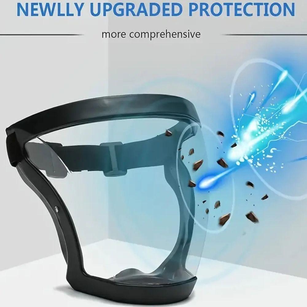 Anti-Sand Motocross Mask Full Face Space Spherical Goggles HD Protective Face Mask Anti-Splash