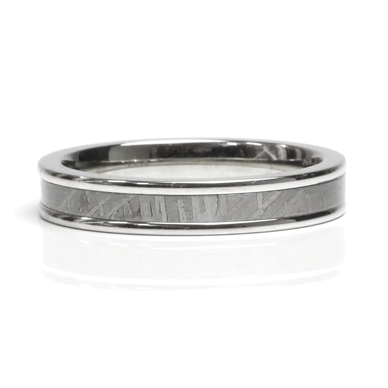 [varnish] Meteorite Meteorite Ring Ring Stainless Simple KN-RG001-MT (No. 11)