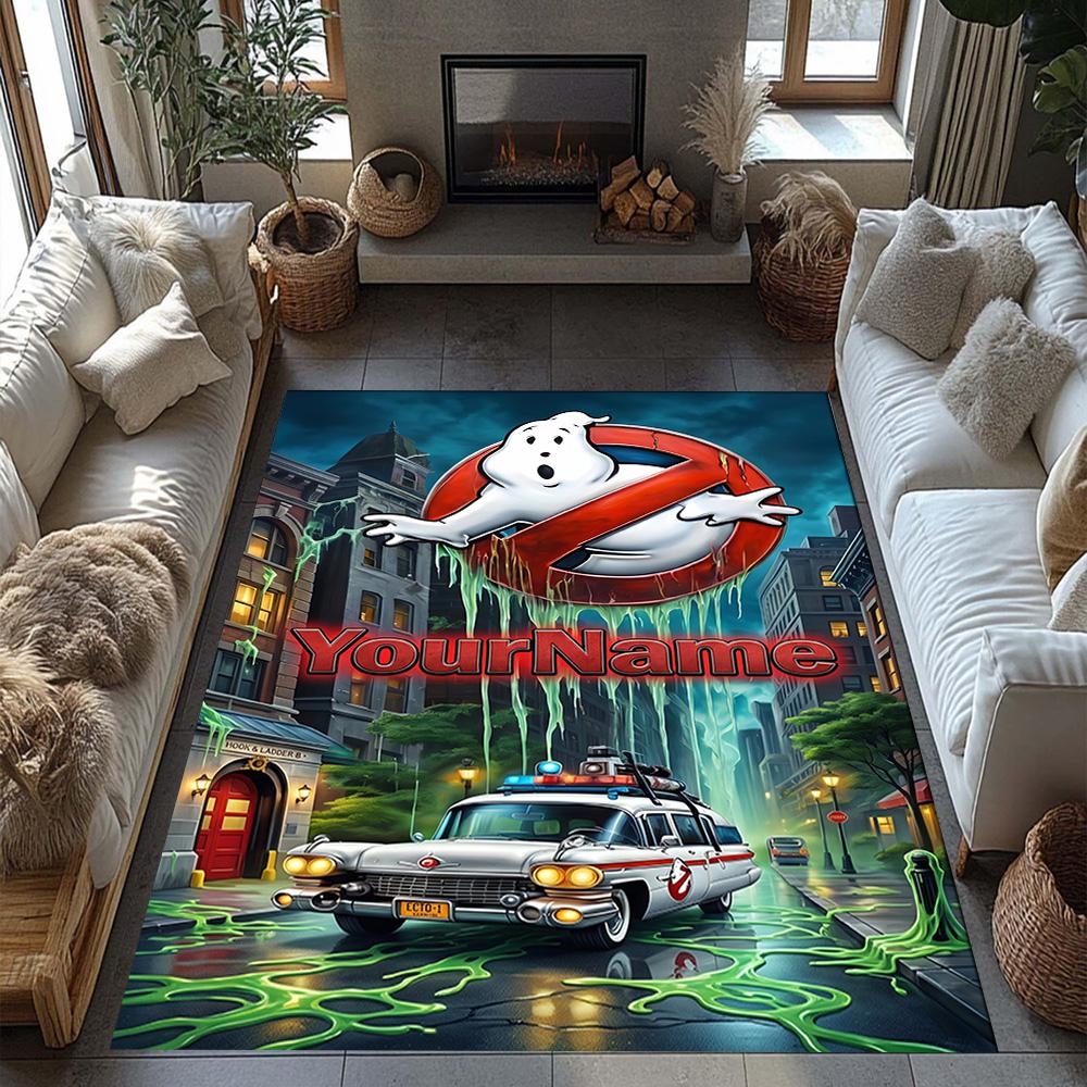 Peterbilt Heavy Trucks Customized Name Floor Mat Suitable for Game Room Entryway Living Rooms Outdoor Antislip Carpet Anime Office Decor