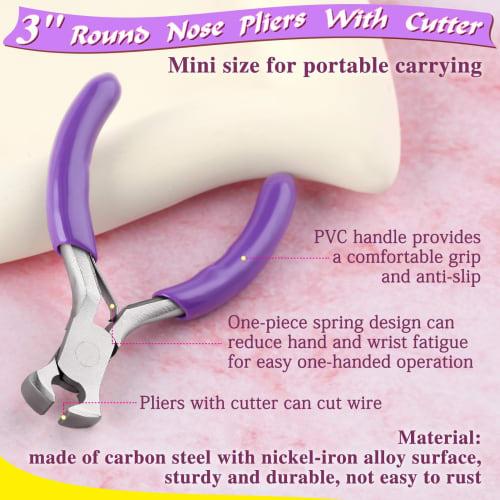 SPEEDWOX Small End Cutting Nippers, Perfect for Crafts, Handmade, and More! Features a Spring-Loaded Spring for Cutting, Nail Processing, and Miniatur