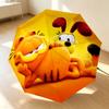 Garfield Adventure 8 Ribs 3Fold Black Glue Uv Protection Umbrella Sun Protection Rainproof Compact Folding Umbrella For Travel Daily Use C923933