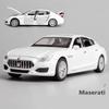 Modellino Auto in Lega Maserati Quattroporte Coupé 1/32 Giocattolo in Metallo pressofuso Modello Auto Simulazione Suono Luci Collezione Regalo