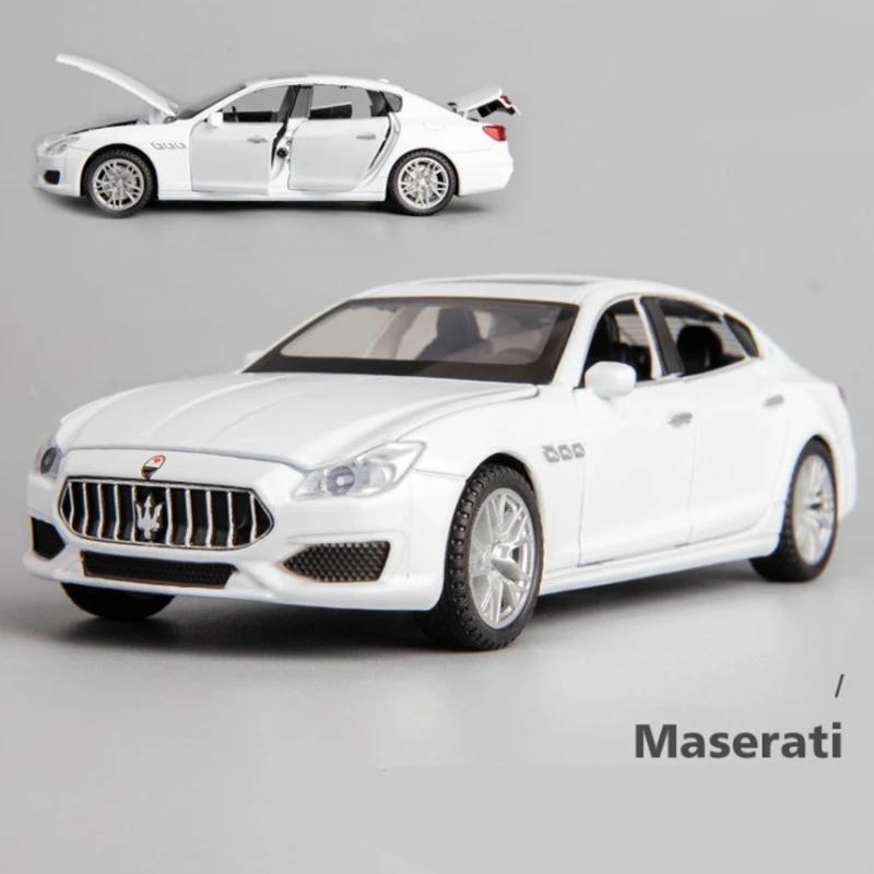 Modellino Auto in Lega Maserati Quattroporte Coupé 1/32 Giocattolo in Metallo pressofuso Modello Auto Simulazione Suono Luci Collezione Regalo