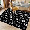 Office Carpet Dog Paw Prints Sofa Rug for Chairs, Underneath Protection Mat