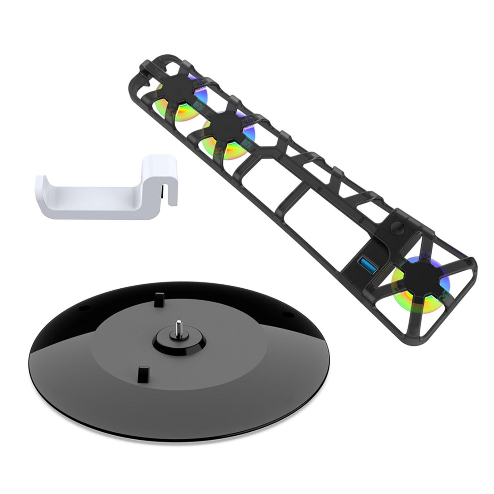 

Компактная подставка Эффективное охлаждение и удобное хранение Удобная подставка с охлаждающим вентилятором Запасная часть для PS5 Slim