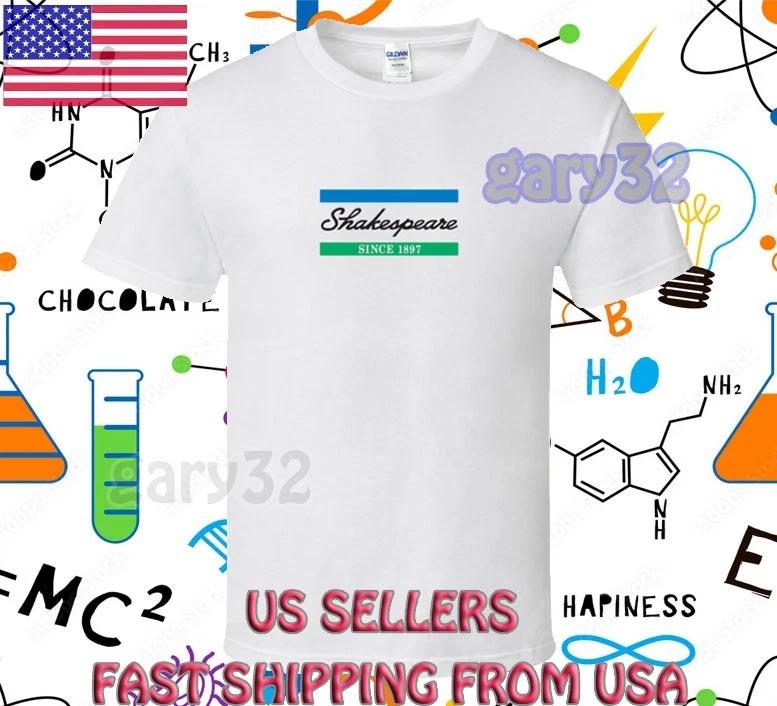 NEW SHIRT SHAKESPEARE FISHING RACING LOGO T shirt FUNNY USA SIZE S-5XL 3XL