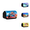 Fall Guys Pencil Case Double Layer Cartoon Stationery Bag For Students And Kids