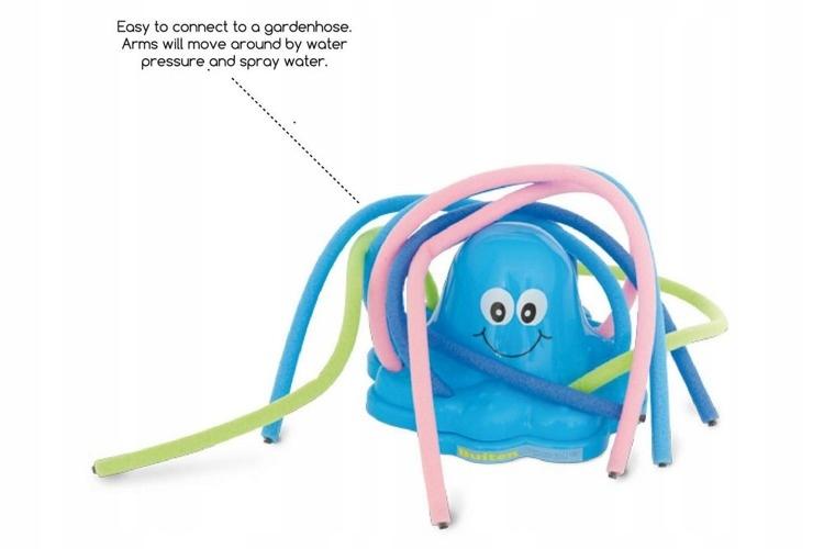 Inflatable octopus-shaped children's pool
