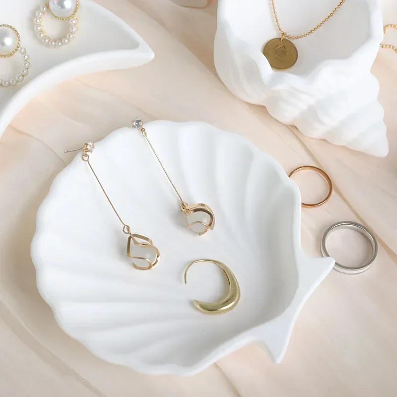 Gesso Irregular Joias Bandeja Criativa Prato para Joias Adereço para Fotos de Joias Organizadores de Mesa Prato para Joias