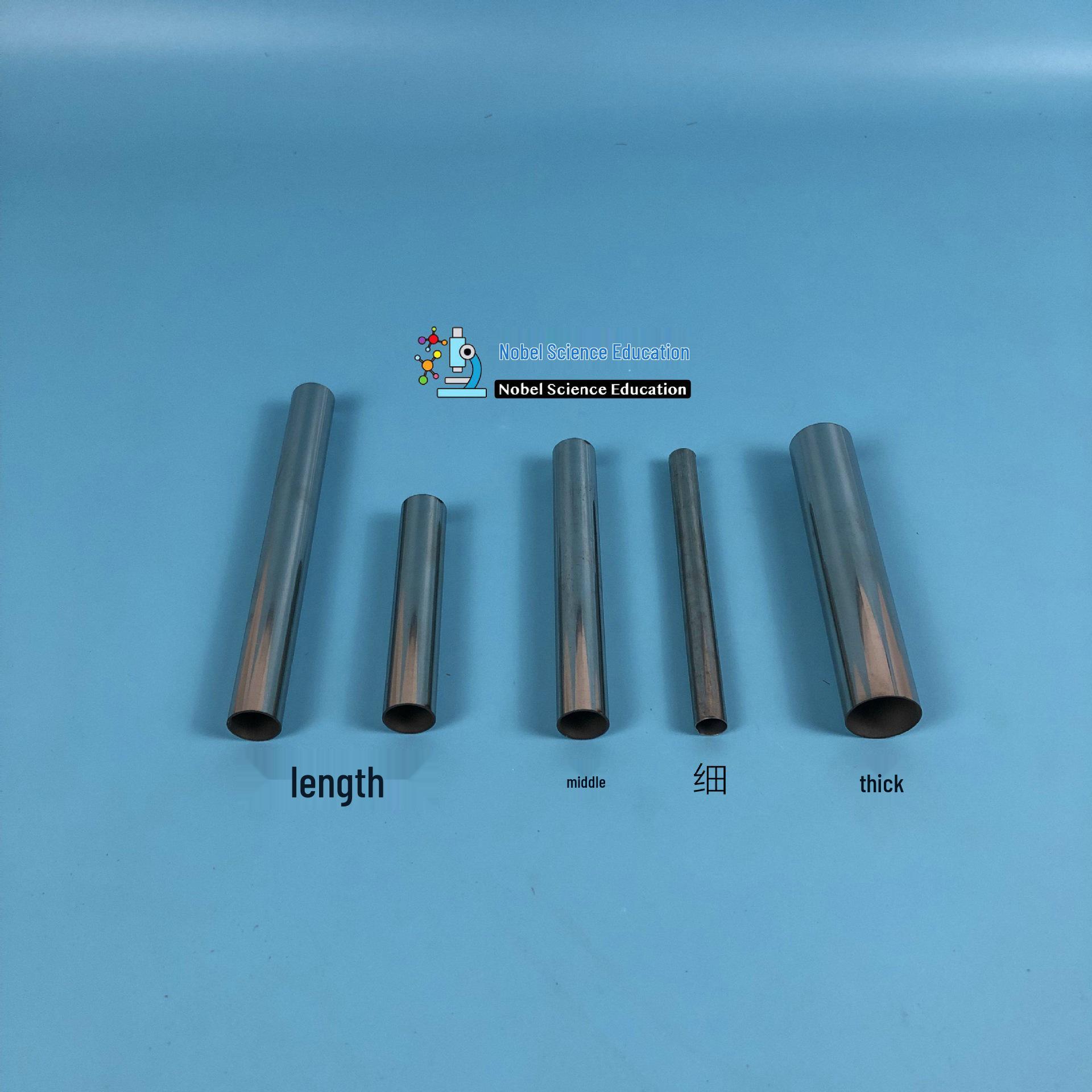 

Steel Pipes Set for Science Experiments: 5 Varied Specifications, Ideal for Primary School Textbook 4 Upper