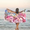 1pc DoReMi1 Beach Towel with Custom Name, Beach/Swimming/Bath/Picnic/Camping Towel, Suitable for Seaside Beaches