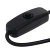 Power Switch Cable for RaspberryPi 4B Power Supply, USB Type C To USB A Extension Cable with ON/Off Button, Black