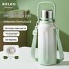 RELEA Portable Dual-Drink Insulated Tea Bottle