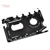 Fetong Stainless Steel Wallet Card Size Outdoor Camping Survival Gear Pocket Multi Tool