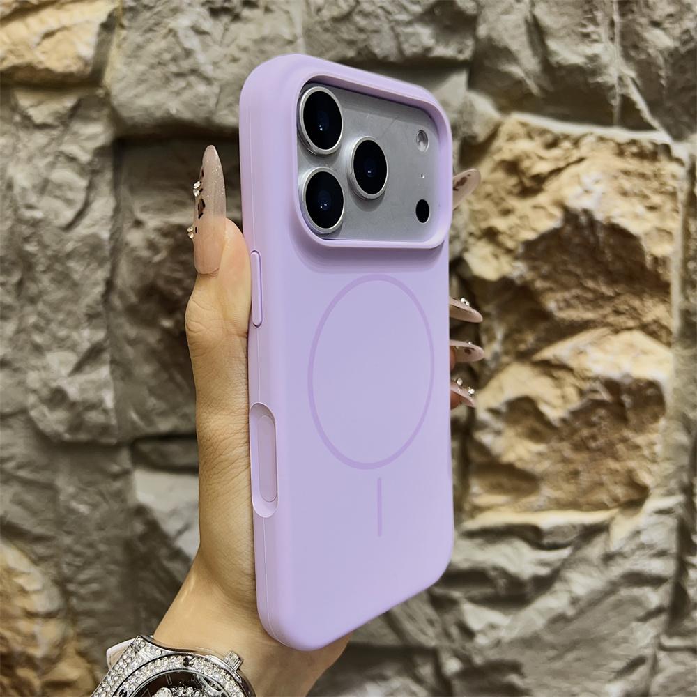 Luxury Liquid Silicone for Magsafe Magnetic Phone Case For iPhone 17 Pro Max Air Wireless Charging Skin Smooth Cover for 17 Pro
