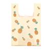50Pcs New With Handle Plastic Tote Bag Cute Fruit Pattern Colorful Vest Bag Carry Out Bags Food Packaging