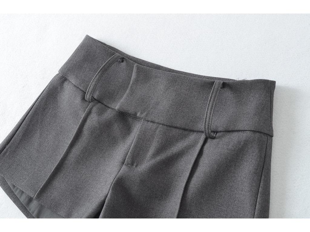 Women's 2026 High-Waisted A-Line Wide-Leg Straight Casual Shorts
