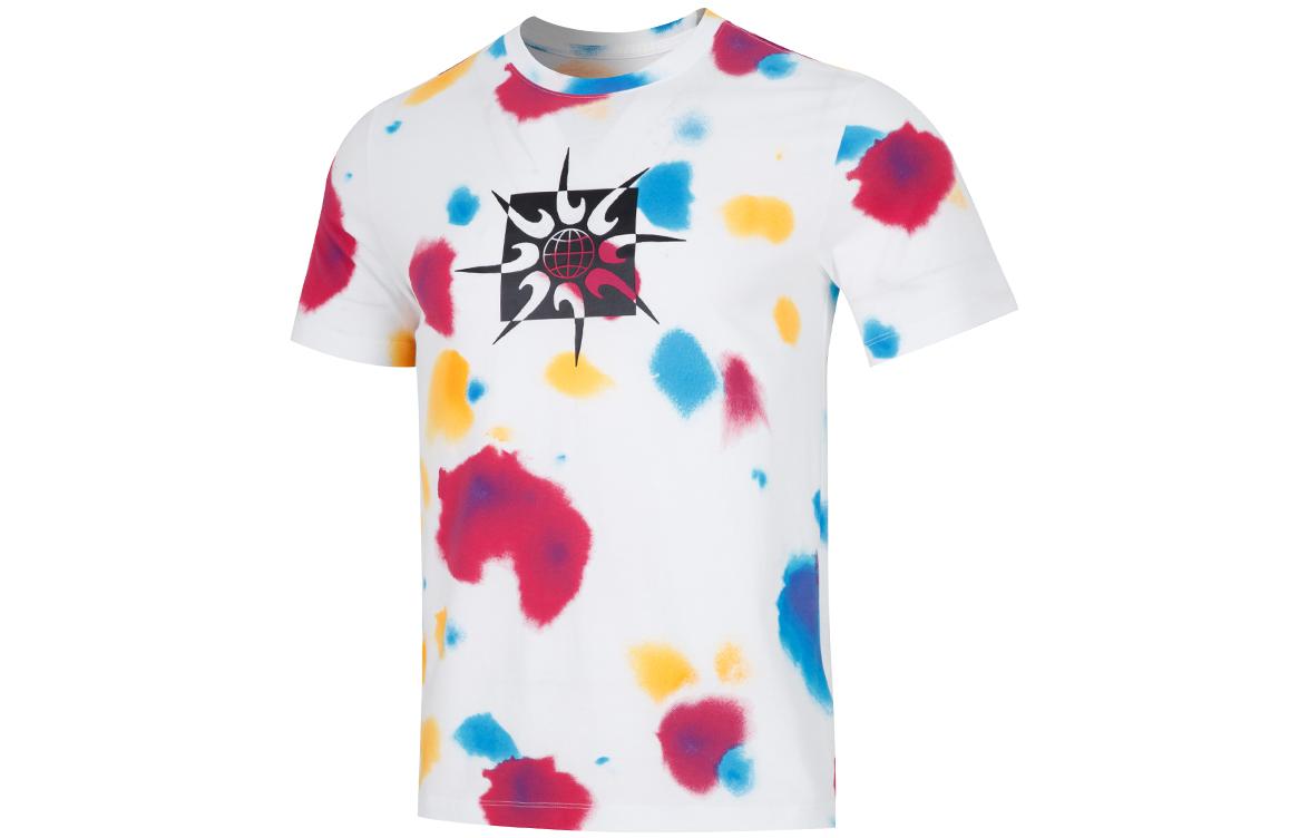 

Nike T Shirts Men s White Crew Neck Moderate Straight Fit DQ1068-100 M