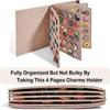 Schuhanhänger Organizer Aufbewahrungsbücher 4 Seiten Display Tragbare Reisetasche Geschenk Schnallen