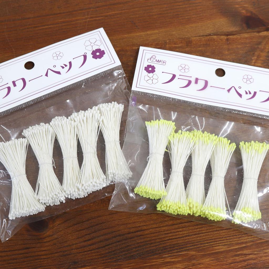 Matsumura Kogei Flower Pep Extra Small Flower Pep 144 Balls x 5 1mm Diameter x 6cm Balls, Bundles, Approx. Length, White, 54-312-0