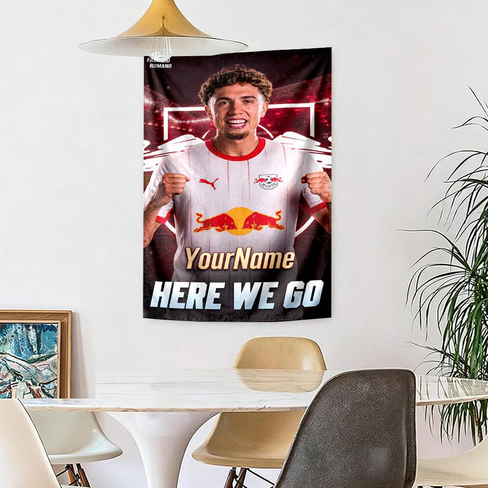 Rb Leipzig Custom Your Name Wall Decor Tapestry Art For Pet Memorial Birthdaywedding Party Backdrop Family Gift