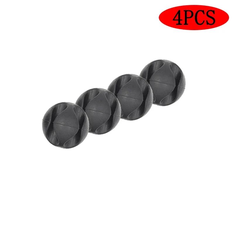 4Pcs  Mini Cable Winder Organizer USB Charging Cable Clips Desk Tidy Organiser Wire Cord Holder Protectors In Home Office Car