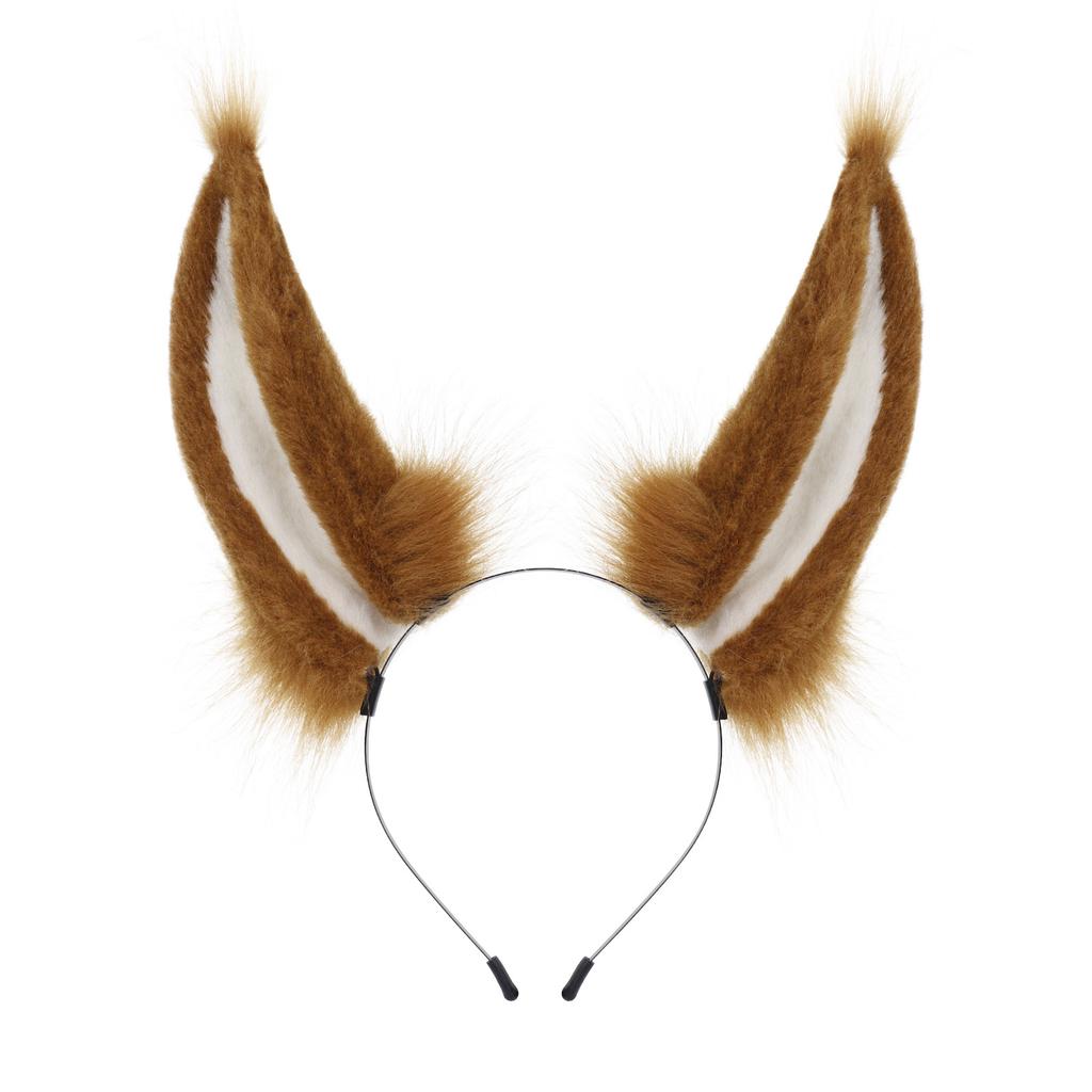 Handmade plush simulated rabbit ears comic show cosplay performance animal ear headband headdress props