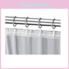 Drapery Curtain Metal Hanging Rings With Plastic Hooks For Curtains And Rods