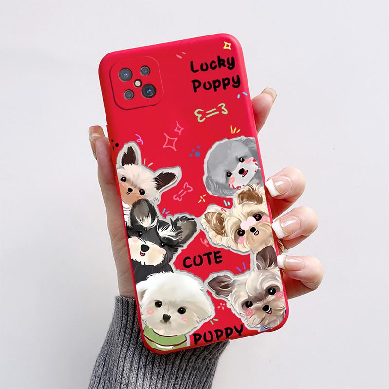 Case For OPPO Reno4 Z 5G Cute Cat Cartoon Puppy Dog Soft Silicone TPU Shockproof Back Cover On Reno4Z Reno 4 Z 4Z CPH2065 Funda