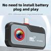 256*192   Mobilephone Thermal Imager -20 to 550 Temperature Msurement 25Hz Infrared Camera Detail Enhancement 8 Color   Design 3 Language N