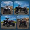 Kids Electric Quad 6V Kids Quad with Forward, Reverse Function, Music, LED Headlights Black