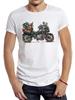 TEEHUB Vintage Package Motocycle Men T Shirt Graphic Retro Packing Moto Rider Sport Cloth Casua