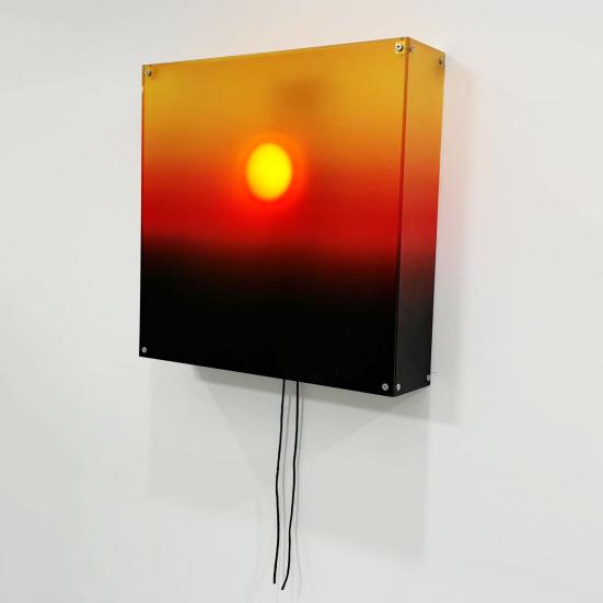 Sunrise Wall Lamp Daily Calm Moments With Manual Sun Movement
