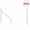 Gard de sârmă sudată cu țepi 25 x 0,8 m (L x H)