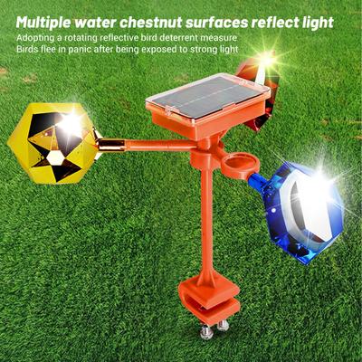 Solar Voice Bird Deterrent Birds Reflect Deterrent Solar Powered Visual Voice Bird Scare Reflective Device for Outdoor Garden