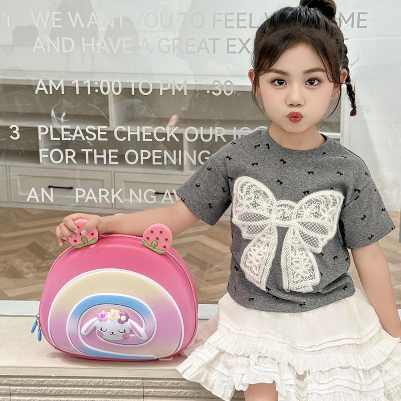 Kids Casual Eva Shoulder Backpack With Animal Pattern And Padded Straps For School And Travel