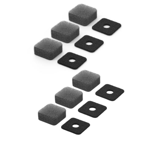 Insta360 X4/X3 Microphone Cover, Noise Reduction Windproof Cotton Windshield Foam, Microphone Sponge, Pack of 6