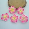 30mm Polymer Clay Floral Egg Accessories for DIY Jewelry & Hair