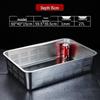 304 Stainless Steel Rectangular Multi-Purpose Drain Basket