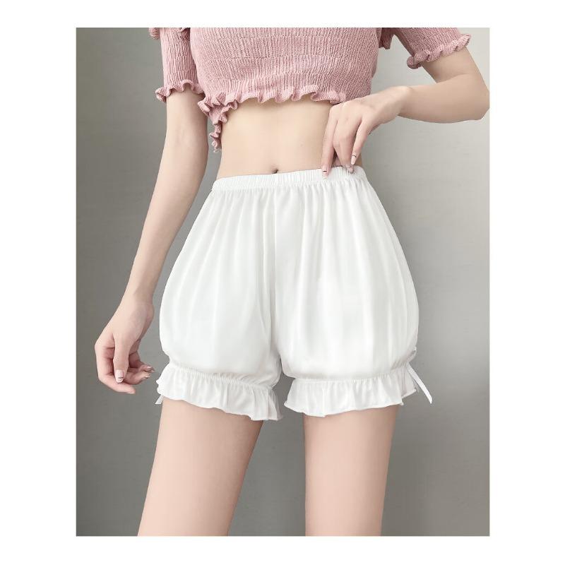 Safety Pants Women's Summer Thin Anti-exposure Wear Loose Lantern Skirt Shorts