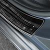 8PCS Car Stainless Black Rear Trunk Inner Guard Tailgate Threshold Strip Protection Cover Panel For Hyundai SX2 KONA 2024 2025
