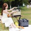 1Pc Large-Capacity Square Ice Packs Minimalist Insulated Lunch Box Bag Crossbody Fresh-Keeping Picnic Bag For Outdoor Use