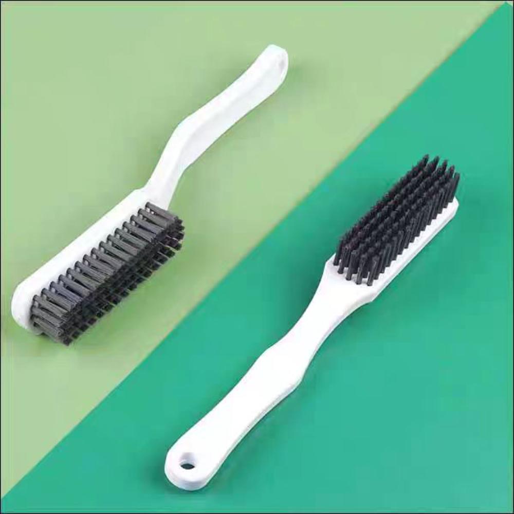 10pcs Brush Hard Bristled Plastic Long Handle Household Student Dormitory Daily Multifunctional Cleaning Brush