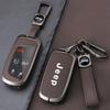 Zinc Alloy Leather Car Key Cover Case For Jeep Renegade Wrangler Patriot Grand Compass Cherokee Liberty WK2 KL Auto Accessories