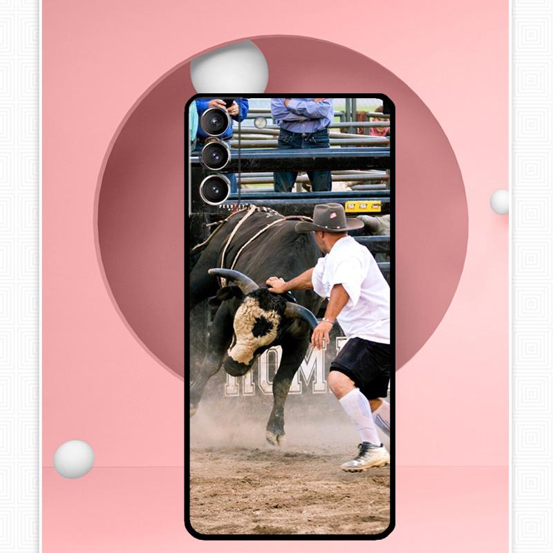 Bullfight Bull Fighter Case For Samsung Galaxy S25 Ultra S25 FE S20 S21 S22 S23 Plus S9 S10 S24 Ultra Cover Funda