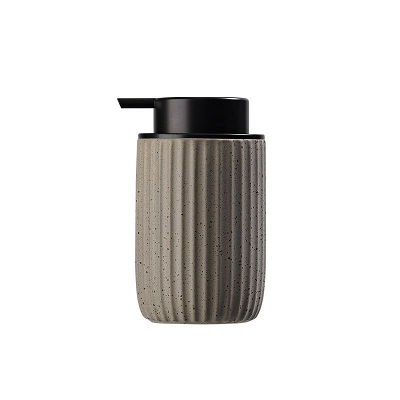Portable Soap Dispensers Ceramic bathroom products Black hand soap foam bottled soap dispenser Lotion bottle Mousse bottled