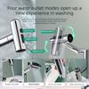 Basin Faucet Hot and Cold Bathroom Sink Multi-Mode Water Outlet Mechanical Arm Rotating Wash Basin Faucet