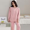 Flannel Pajamas Women'S Autumn And Winter Fleece Thickened Warm Suit Sweet Coral Fleece Loungewear
